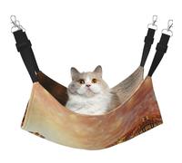 Hhwwtye Hermosa hamaca de cama para gatos con vista al canal de Venecia, cama independiente para gatos para interiores y exteriores, fácil de montar