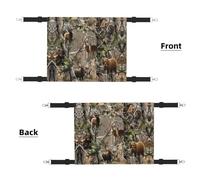 Hhwwtye Wildlife Hunting Deer Bear Elk Cat Bed Hamaca, cama independiente para gatos para interiores y exteriores, fácil montaje