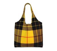 hhxvcv Bolsas grandes de lona con estampado de arena blanca, bolsas de compras reutilizables para viajes, playa, vida diaria, Cuadros amarillos, grises y negros, Talla única