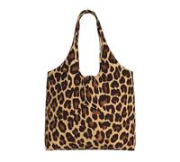 hhxvcv Bolsas grandes de lona con estampado de dinosaurios, bolsas reutilizables para compras y comestibles para viajes, playa, vida diaria, Leopardo guepardo fresco, Talla única