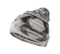 hhxvcv Gorro de punto con estampado de flores lilas, gorro de invierno - Moda al aire libre y uso casual - Gorro unisex a granel, Gris tribal, Talla única