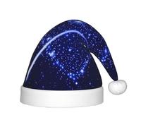 hhxvcv Sombrero festivo de Papá Noel para niños, sombrero de Navidad con diseño de corazón de estrella fugaz, cálido gorro de vacaciones para Navidad, Año Nuevo