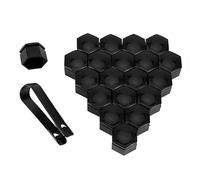 HHYHUJYG 20pcs Tapas Tuercas Rueda, para BMW X5 E70 X5,Antirrobo,Cubierta Llanta a Prueba Polvo,Cubierta de Tuerca de Neumático,C-21mm