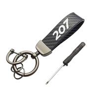 HHYHUJYG Llavero Personalizado, para Peugeot 207,Llavero,Llavero Mini Coche,Llaveros Coche,Llavero Moto,Creativa Llavero,OneSize