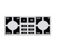 HhyY6LL Etiqueta engomada del botón de Aire Acondicionado del Coche para Audi A4 B6 B7 2000-2008,Pegatinas para Botón de Salpicadero de Aire Acondicionado,B