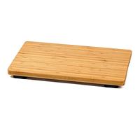 HI-BOV900CB, tabla de cortar para horno tostador, bloque de carnicero de bambú grande con pies antideslizantes, 19.7 x 10.8 pulgadas