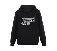 Hi CHIOKEN Kool The Gang RNB Soul Funk Vinilo Get Down On It Live Unisex Sudadera con capucha para hombre de algodón negro, Negro , S