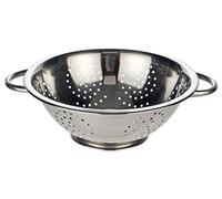 HI Colador de 28 cm de Acero Inoxidable con 2 Asas 23041