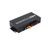 HI-FI 2.1CH Audio Amplifier 160W+80W -Compatible/RCA/AUX Bass/Treble Control for Home/Car/Outdoor EU Plug