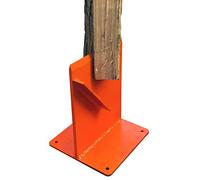 Hi-Flame Divisor de leña para Estufa de leña, Chimenea y Hoguera, Color Naranja