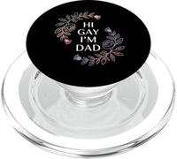 Hi Gay I'm Dad Aceptación del Padre del Orgullo LGBTQ - PopSockets PopGrip para MagSafe