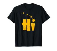 HI Hawái Mapa Islas Hawaianas Aloha Maui Kauai Oahu Camiseta