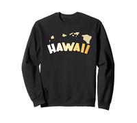 HI Hawái Mapa Islas Hawaianas Aloha Maui Kauai Oahu Sudadera