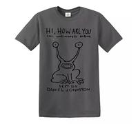 Hi How are You Daniel Johnston - Camiseta para hombre, Camiseta color carbón, XL