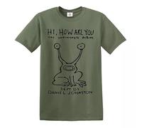Hi How are You Daniel Johnston - Camiseta para hombre, Camiseta verde militar, 3XL