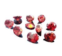 Hi International B0CY8387-M1 - Circonita cúbica de color rojo granet de 3 x 5 mm a 15 x 20 mm, forma ovalada de grado AAA, diamante rojo sintético, suministros de piedra suelta transparente para