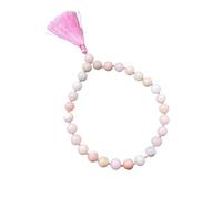 HI International Rosa ópalo Jaap Mala, AAA, 27+1 cuentas Mala, cuentas de preocupación de 8 mm, Mini Mala, joyería para hombre, cuarto mala, regalo de yoga, 8mm, Gema, ópalo rosa