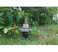 Hi- Line Gift 75616-N GNOME Holds Go Away Sign