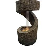 Hi-Line Gift Fuente de Madera con LED, Madera