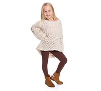 hi!mom CHILD28 - Leggings térmicos para niños - Algodón - Marrón - Talla 5-6 años