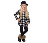 hi!mom CHILD28 - Leggings térmicos para niños - Algodón - Negro - Talla 6-7 años