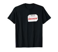 Hi My Name Is George Lazy - Disfraz de Bricolaje para Fiestas Camiseta