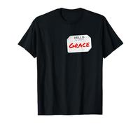 Hi My Name Is Grace - Disfraz de Bricolaje para Fiestas Camiseta