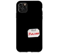Hi My Name Is Julian Lazy - Disfraz de Bricolaje para Fiestas Carcasa para iPhone 11 Pro MAX