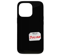 Hi My Name Is Julian Lazy - Disfraz de Bricolaje para Fiestas Carcasa para iPhone 13 Pro