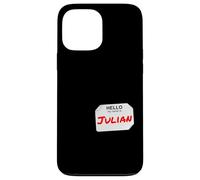Hi My Name Is Julian Lazy - Disfraz de Bricolaje para Fiestas Carcasa para iPhone 13 Pro MAX
