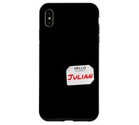 Hi My Name Is Julian Lazy - Disfraz de Bricolaje para Fiestas Carcasa para iPhone XS MAX