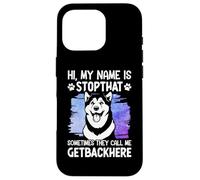 Hi, My Name Is Stopthat Sometimes They Call Me Getbackhere Carcasa para iPhone 16 Pro