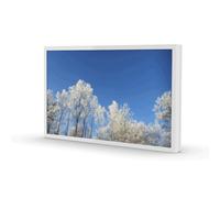 HI-ND 65" Carcasa de pared PROTECT, formato apaisado, color blanco