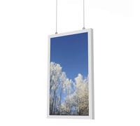 HI-ND Soporte de techo de 55", formato vertical, blanco