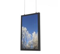 HI-ND Soporte de techo de 55", formato vertical, negro