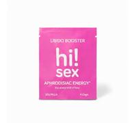Hi!Sex Suplemento Libido para Mujeres y Hombres - Sobre Monodosis - 4 Cápsulas para Tomar en Pareja - Booster Natural de Deseo, Energía y Vitalidad - Conexión Íntima