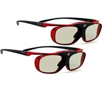 Hi-SHOCK 2x RF Pro Scarlet Heaven | Gafas 3D activas compatibles con proyectores EPSON, JVC & SONY RF 3D [120 Hz | RF | recargables | 32g ]