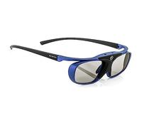 Hi-Shock® RF Pro Deep Heaven | Gafas 3D-RF para proyectores 3D Sony, JVC, EPSON | Comp con TDG-BT500A, JVC DLA-X 7000, DLA-X 5000, PK-AG3, PK-EM2 [120 Hz | Recargables | 32g | FHD3D RF]