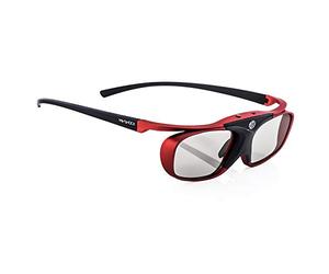 Hi-Shock® RF Pro Scarlet Heaven Gafas 3D-RF para proyectores Sony, JVC, EPSON | Comp con TDG-BT500A, AD025-RF-X1, PK-AG3, PK-EM2 | 120 Hz | Recargables