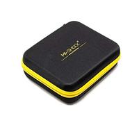 Hi-Shock Steamer | Vapo Hardcase for Storing Liquid, Vaporizer & Accessories | Carrying Handle for Travelling - Black Yellow - Water-Repellent | Multi-Bag | 19 cm x 15 cm x 6,5 cm