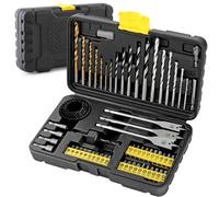 Hi-Spec Juego Brocas HSS Titanio con Sierras de Copa para Madera Metal