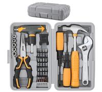 Hi-Spec Juego compacto de herramientas para hogar y oficina de 30 piezas. Kit de reparaciones básicas en maletín portátil con alicates, destornilladores y llaves