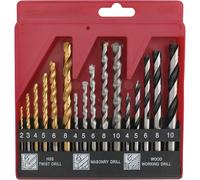 Hi-Spec Juego de Brocas HSS Titanio para Materiales Mixtos