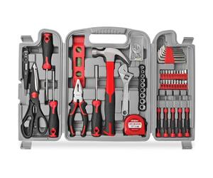 Hi-Spec Juego de Herramientas Básicas de 54 Piezas. Caja de Herramientas Manuales para el Hogar y la Oficina. Kit/Set Ideal para Reparacion, Mantenimiento, y Mecánica. Incluye Maletin de Transporte