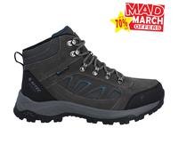 Hi-Tec Bandera Expedition Cuero Hombre Al Aire Libre Senderismo Botas Gris