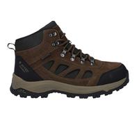 Hi-Tec Bandera Expedition Hombre Exterior Cuero Senderismo Mid Botas Ancho Café