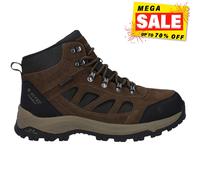 Hi-Tec Bandera Expedition Hombre Exterior Cuero Senderismo Mid Botas Ancho Café