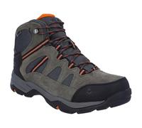 Hi-Tec Banderra II WP, Botas de Senderismo de Talle Alto Hombre, Gris Carbón Grafito Naranja Quemado 51, 41 EU