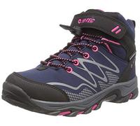 Hi-Tec Blackout Mid WP JRG, Zapatillas para Caminar, Navy Magenta, 34 EU