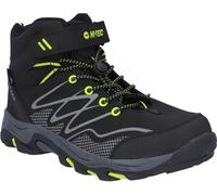 Botas De Senderismo Hi-Tec Blackout Junior Impermeables Para Exterior Negras